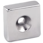 Neodymové magnety s dírou pro šroub