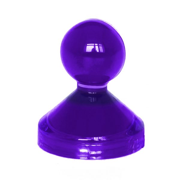 magnet na lednici fialový