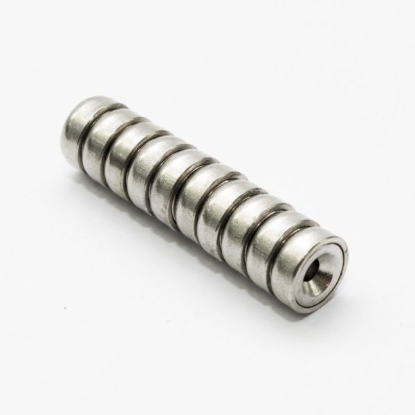 Magnet v pouzdře s dírou pro šroub 12x5 mm