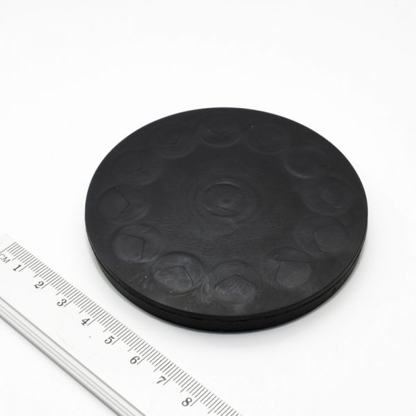 Magnet v pouzdře s vnitřním závitem 88x8,5 mm pogumovaný
