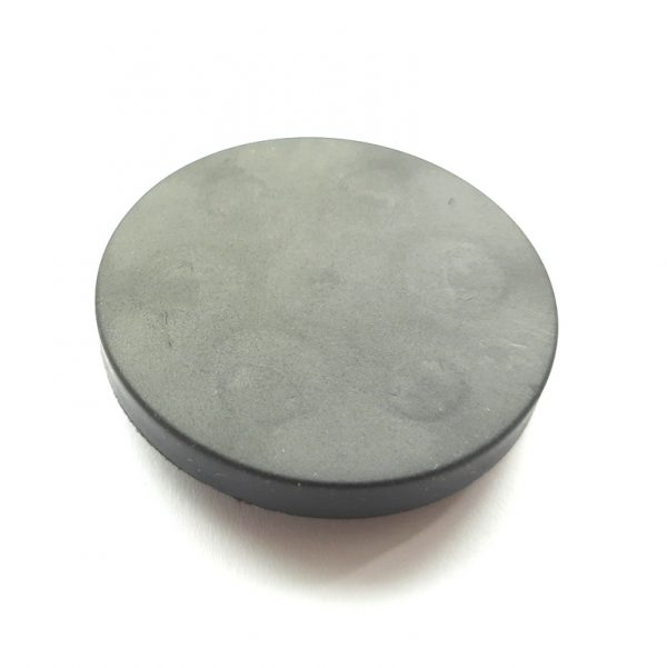 Magnet v pouzdře s vysunutým vnitřním závitem 43x6 mm pogumovaný