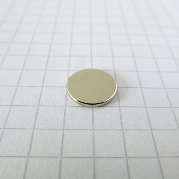 Neodymový magnet válec 10x1 mm - N38