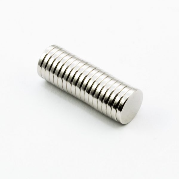 Neodymový magnet válec 10x1,5 mm - N38