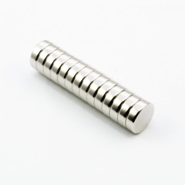 Neodymový magnet válec 10x3 mm - N38
