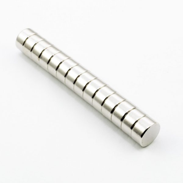 Neodymový magnet válec 10x5 mm - N45