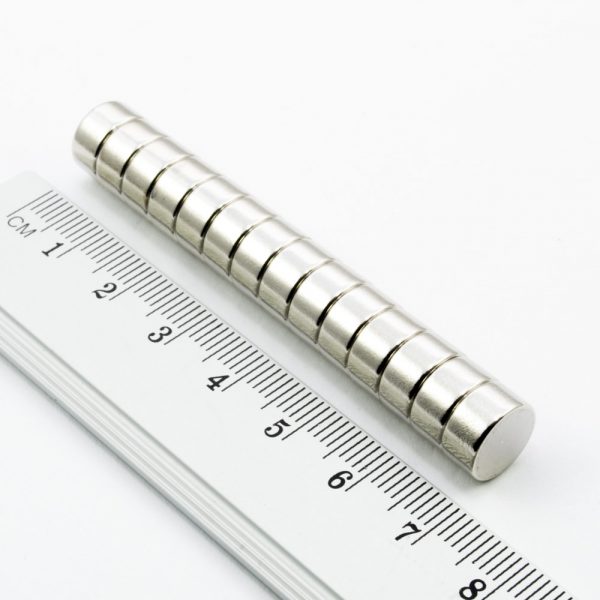 Neodymový magnet válec 10x5 mm - N45