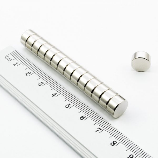 Neodymový magnet válec 10x5 mm - N45