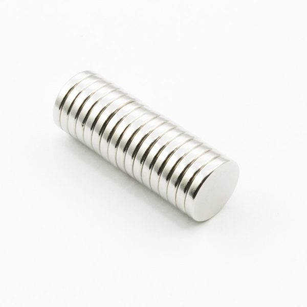 Neodymový magnet válec 12x2 mm - N38