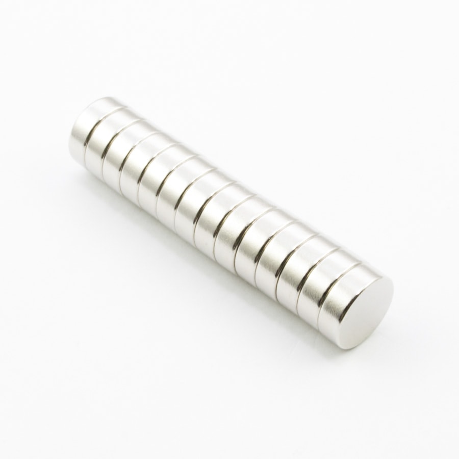 Neodymový magnet válec 12x4 mm - N38