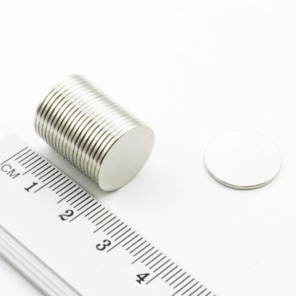 Neodymový magnet válec 15x1 mm - N38