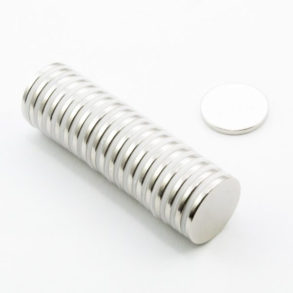 Neodymový magnet válec 15x1,5 mm - N38