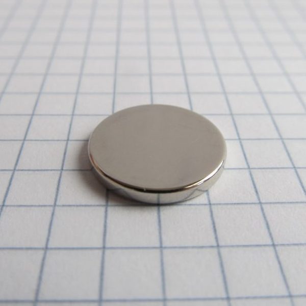 Neodymový magnet válec 15x2 mm - N38