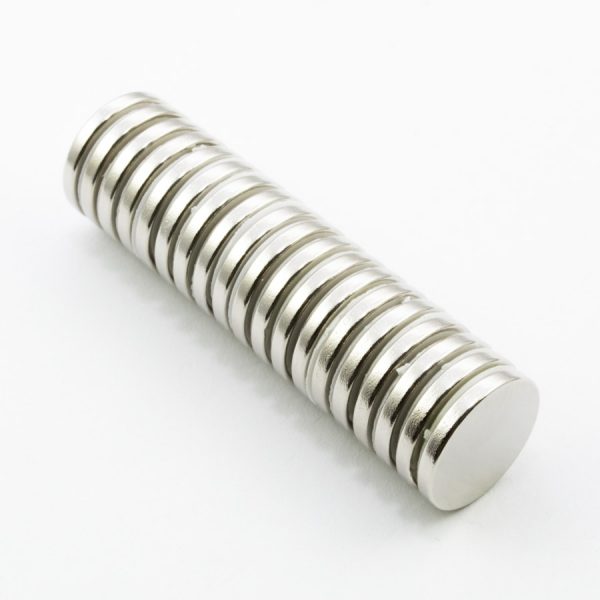 Neodymový magnet válec 15x2 mm - N45