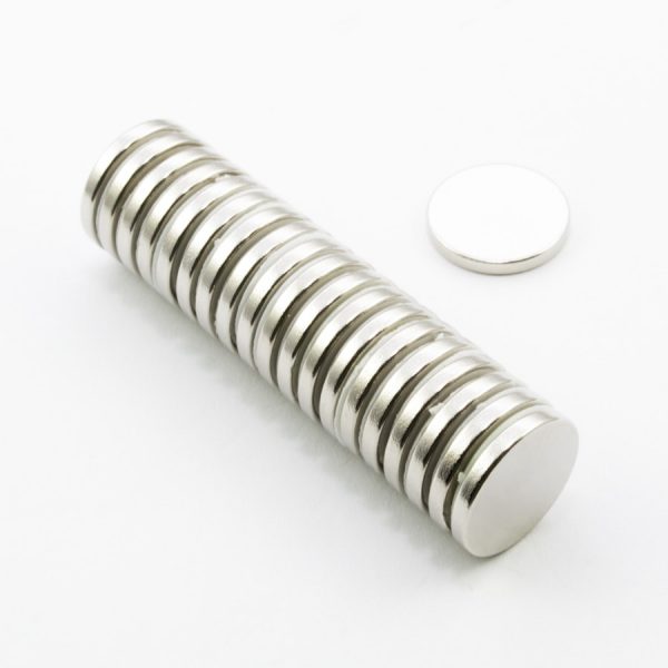 Neodymový magnet válec 15x2 mm - N45