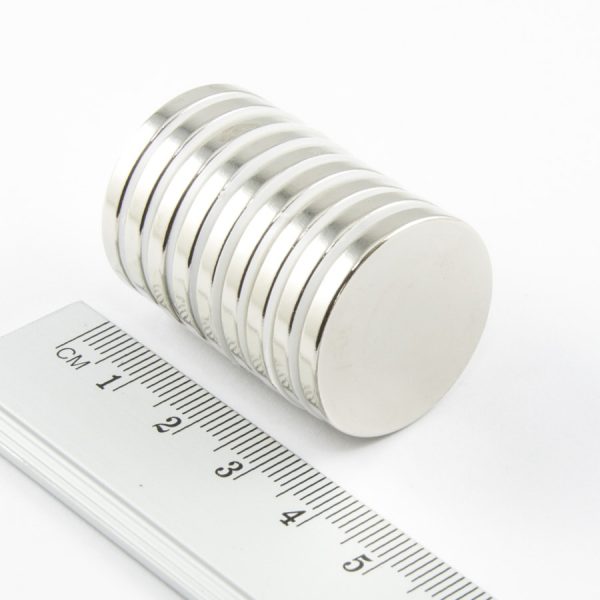 Neodymový magnet válec 25x3 mm - N38