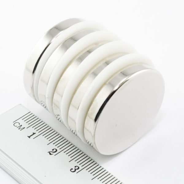 Neodymový magnet válec 30x5 mm - N38