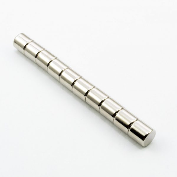 Neodymový magnet válec 8x8 mm - N42