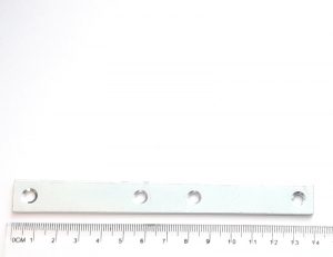Ocelový protikus 140x15x2 mm, Zn