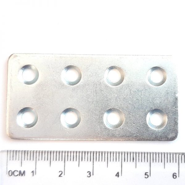 Ocelový protikus 60x30x2 mm, Zn