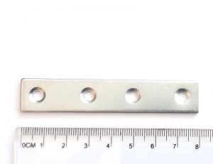 Ocelový protikus 80x15x2 mm, Zn