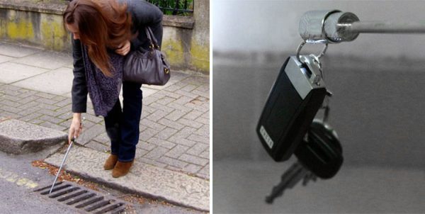 Teleskopický magnet s LED světlem