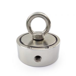 Magnet s okem oboustranný - síla 2x310 kg