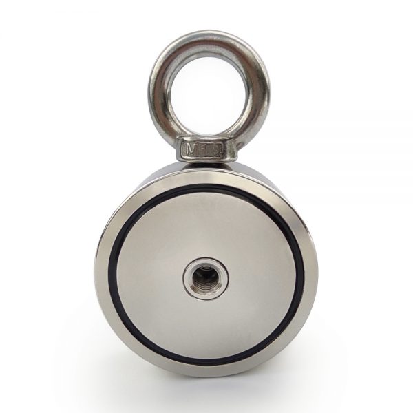 Magnet s okem oboustranný - síla 2x310 kg