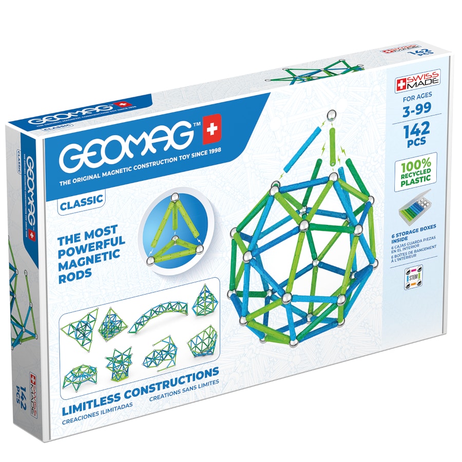 Magnetická stavebnice Geomag Classic 142 dílů