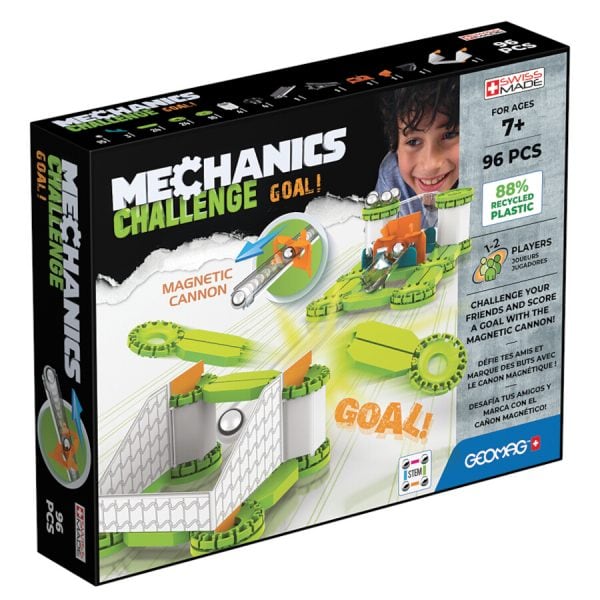 Magnetická stavebnice Geomag Mechanics Challenge 96 dílů - pohyblivé prvky