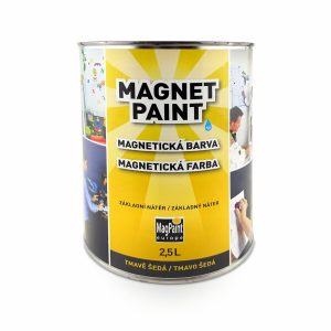 Magnetická barva na zeď