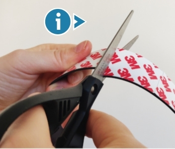 magnetický tip - páska na odkládání kosmetiky a sponek