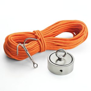 výbava pro magnet fishing - set- lano, hák, magnet