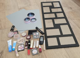 magnetický make-up rám-postup, vše potřebné k výrobě