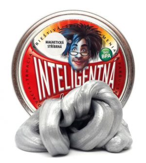 Inteligentní magnetická plastelína stříbrná