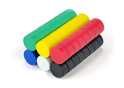 poplastované neodymové magnety