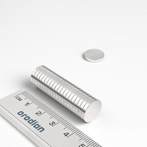 neodymový magnet válec 12x2 mm