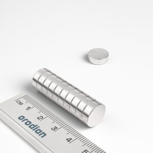 neodymový magnet válec 12x4 mm