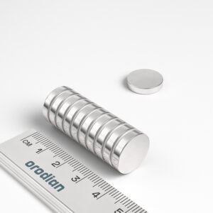 neodymový magnet válec 15x3 mm