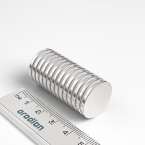 neodymový magnet válec 20x2 mm