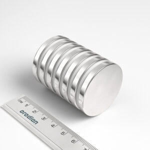 neodymový magnet válec 40x5 mm