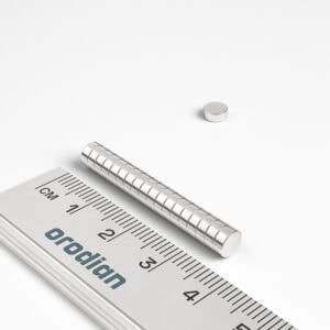 neodymový magnet válec 5x2 mm