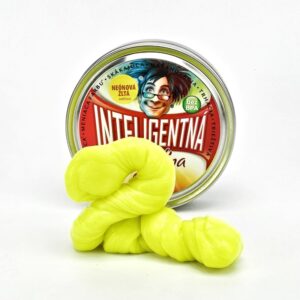 Inteligentní plastelína – svítící – neonově žlutá