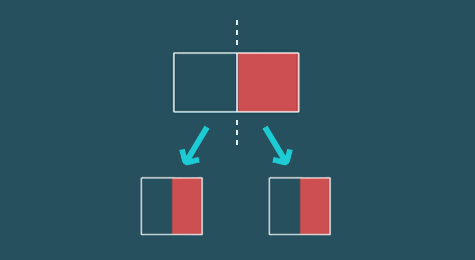 Rozdělení magnetu na dva magnety