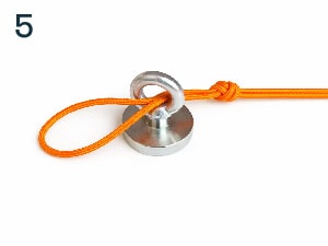 jak uvázat lano na magnet