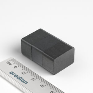 Feritový magnet kvádr 22×15×12 mm - Y30BH