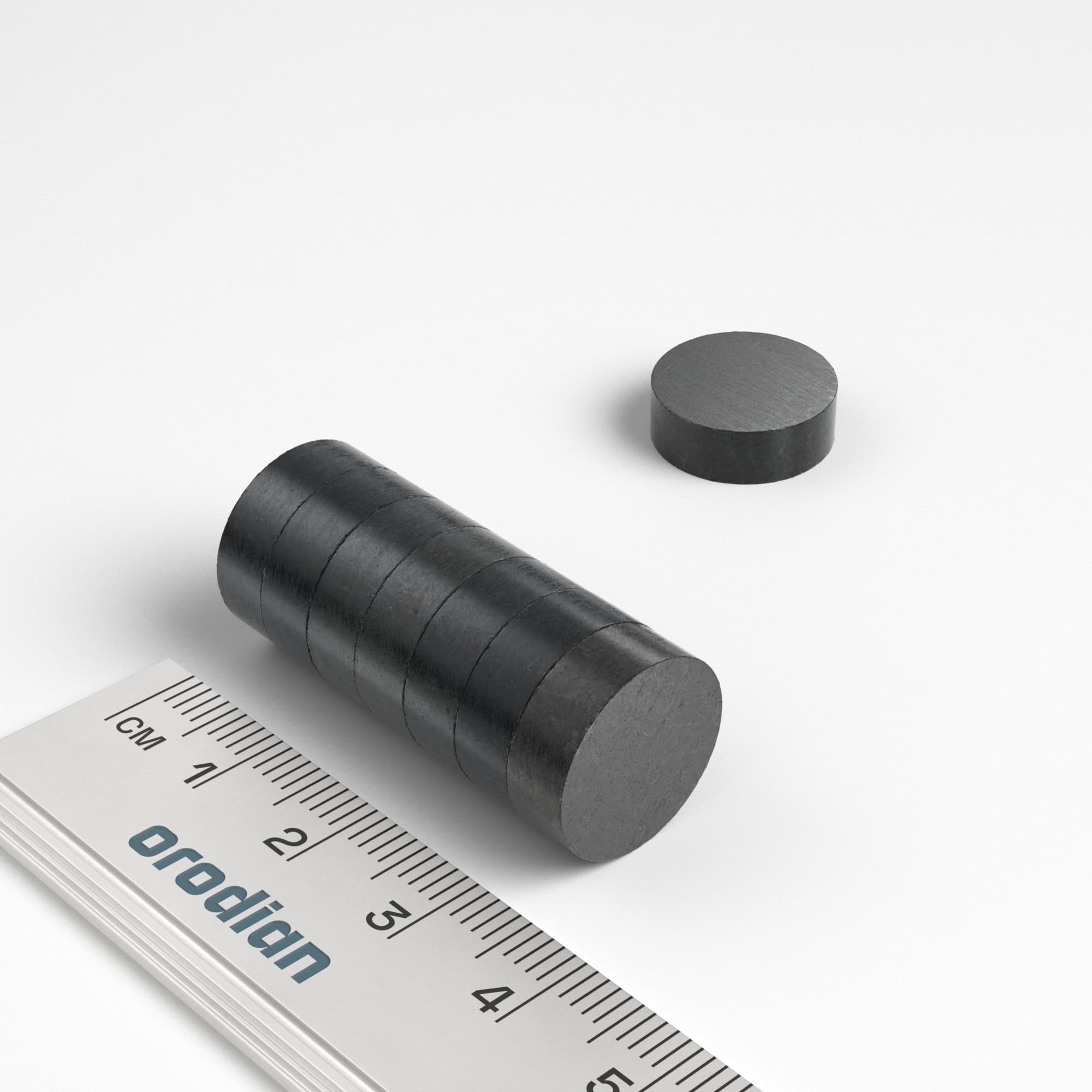 Feritový magnet válec 15×5 mm - Y30BH