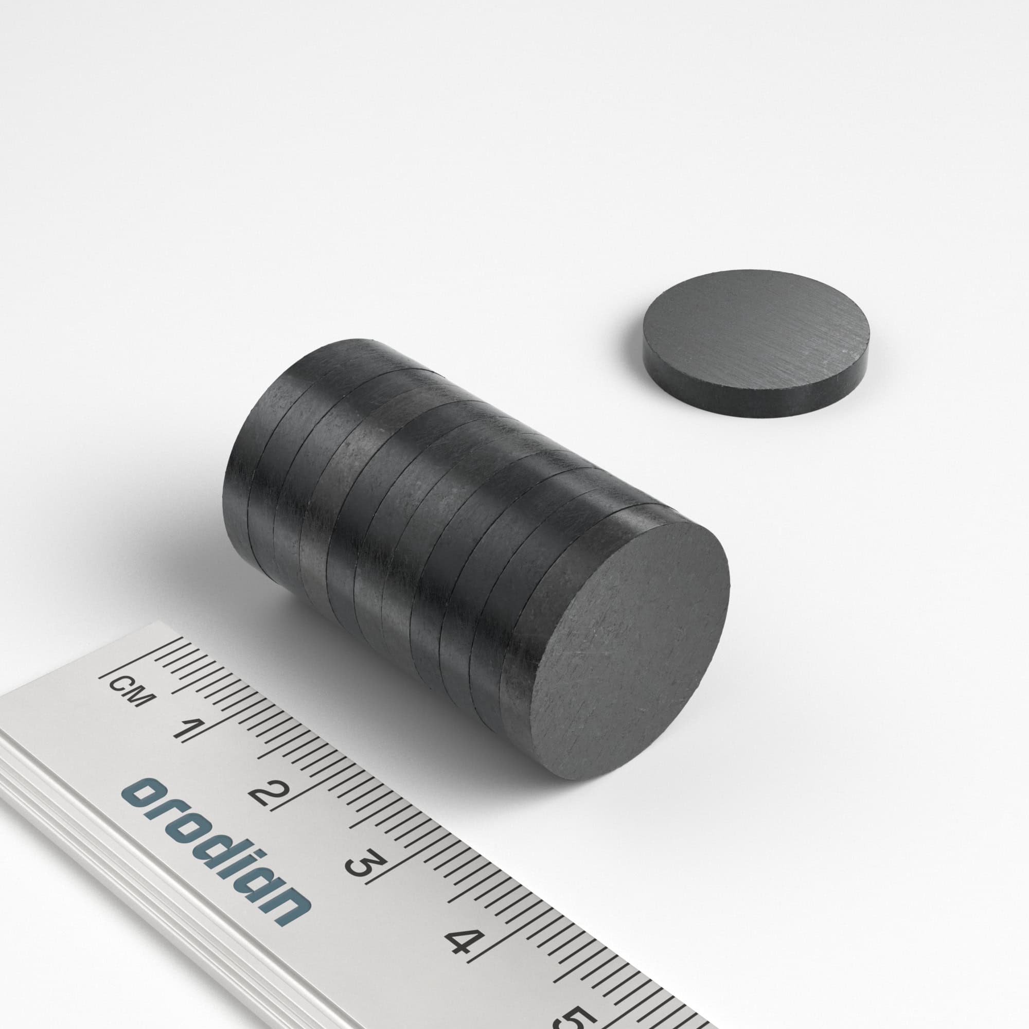 Feritový magnet válec 20×3 mm - Y35