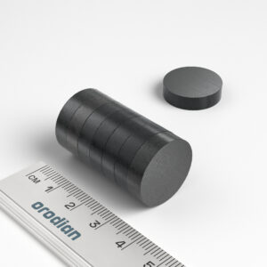 Feritový magnet válec 20×5 mm - Y30BH