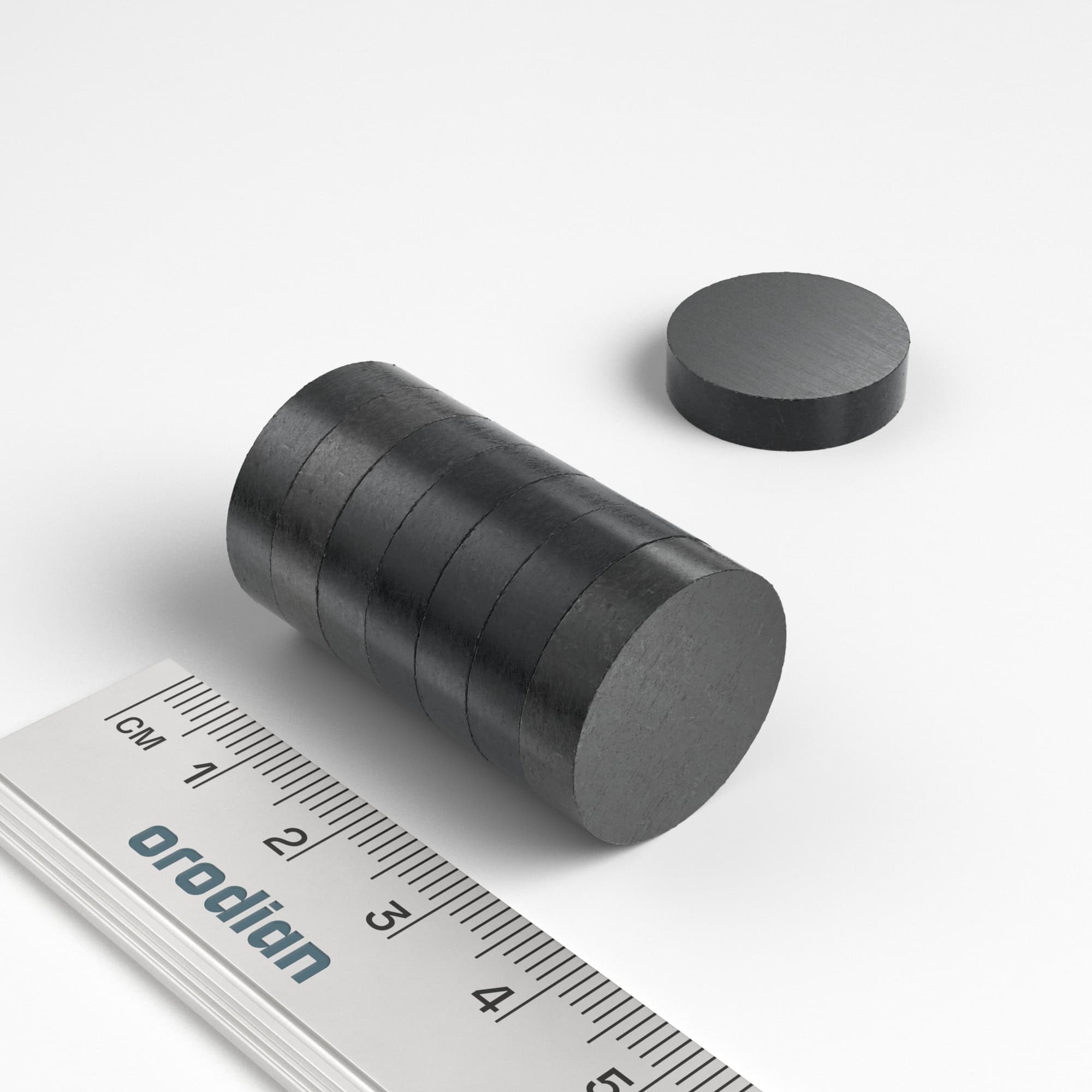 Feritový magnet válec 20×5 mm - Y30BH
