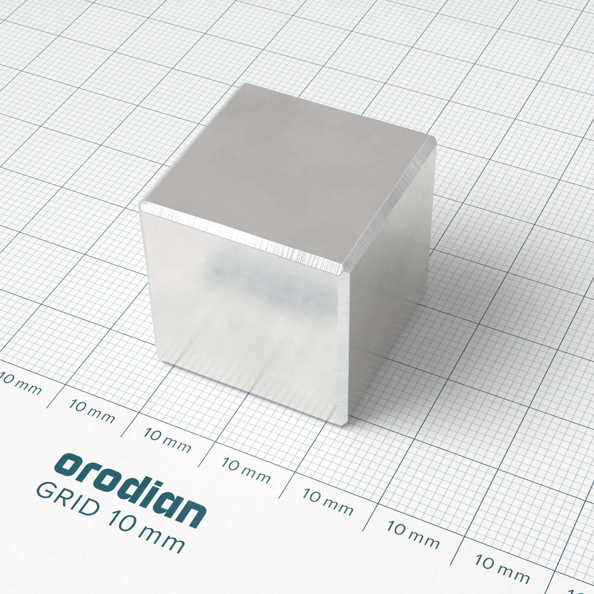 Neodymový magnet kostka 25×25×25 mm - N38 - Obrázek 2